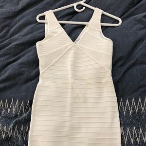 Parker bodycon dress in white